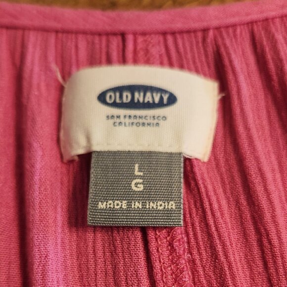 Old Navy Boho Sleeveless blouse size large - Picture 8 of 8